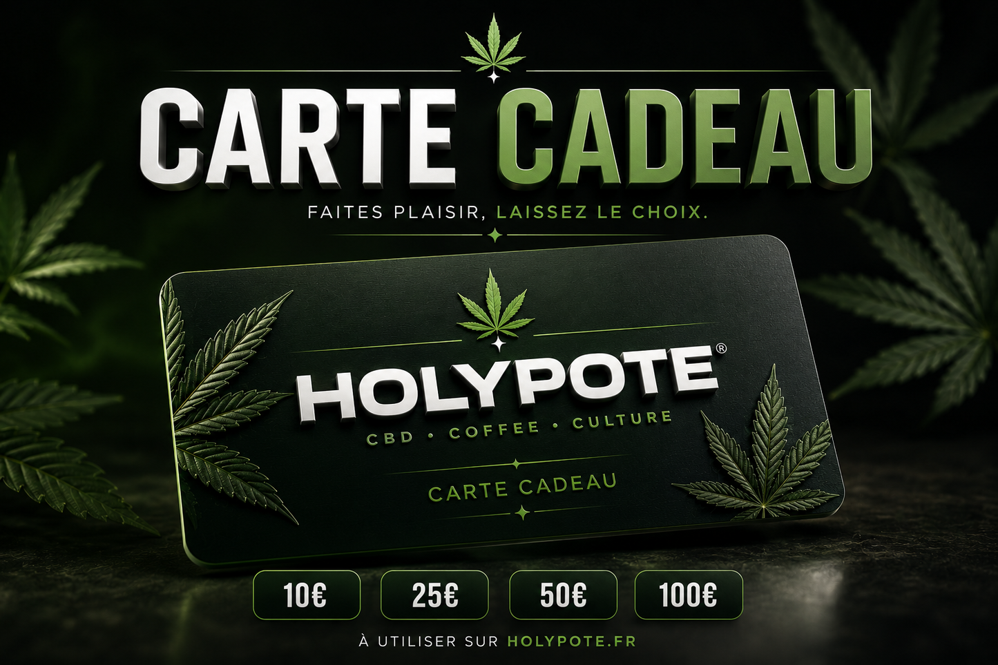 🎁 La carte cadeau qui fait toujours plaisir