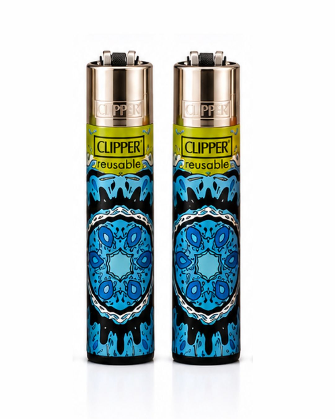 Briquet Clipper Mandala – Rechargeable & Réutilisable