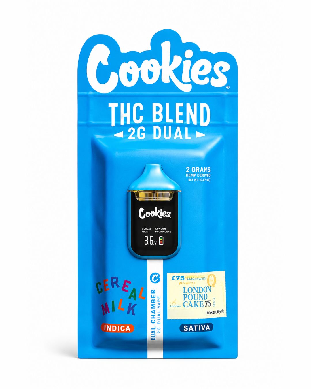 Puff Cookies® 2G Dual Chamber Cereal Milk x London Pound Cake