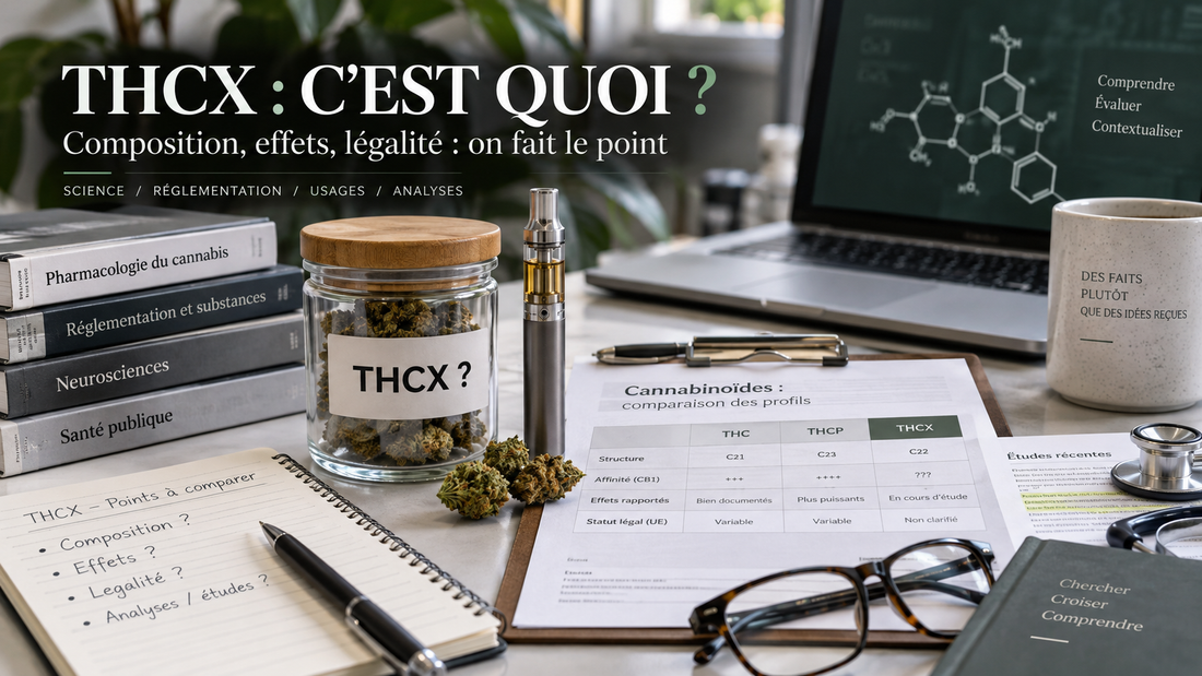 THCX : c'est quoi ? Composition, effets et légalité en France en 2026