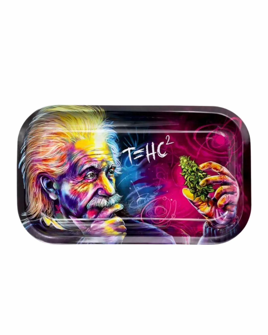Plateau en métal Einstein THC² – 27 × 16 cm