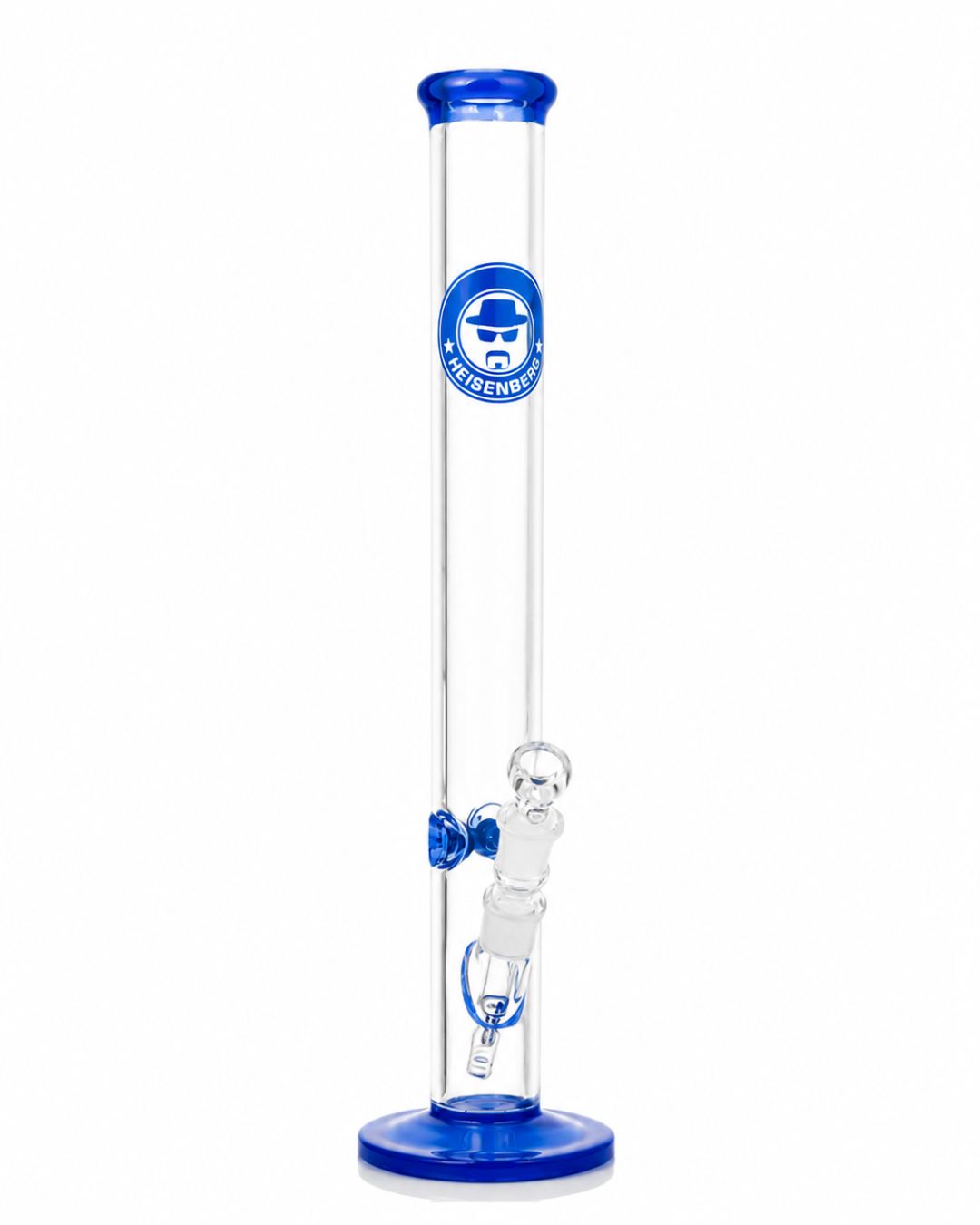Bang Heisenberg en Verre Bleu 34 cm