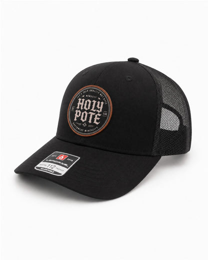 Casquette Trucker holypote noire