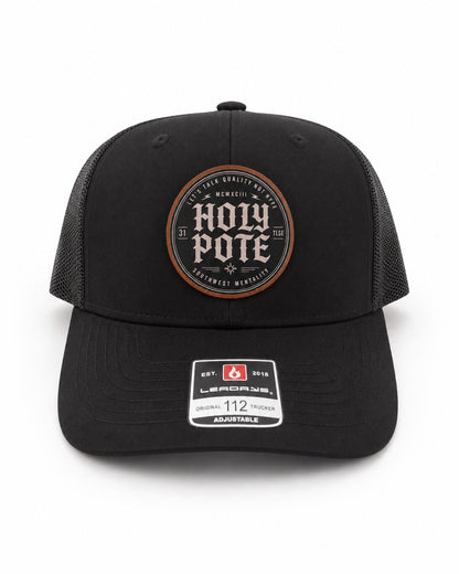 Casquette Trucker holypote noire