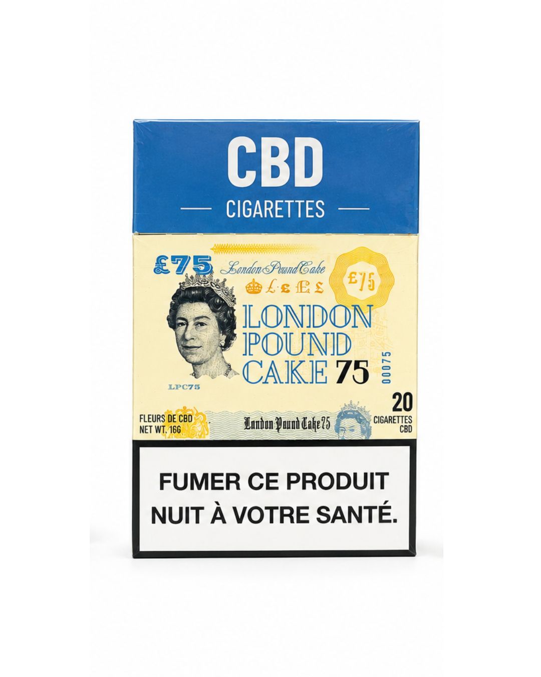 Cigarettes CBD London Pound Cake 75 Cookies