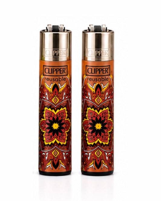 Briquet Clipper Mandala – Rechargeable & Réutilisable