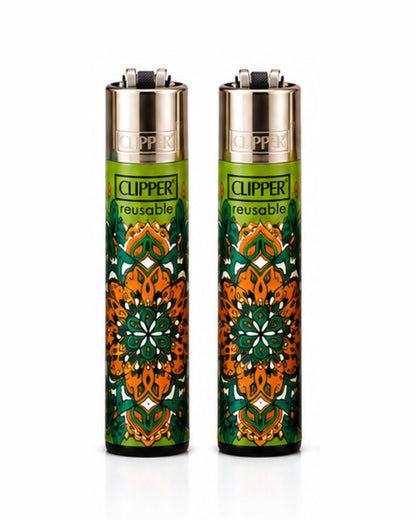 Briquet Clipper Mandala – Rechargeable & Réutilisable