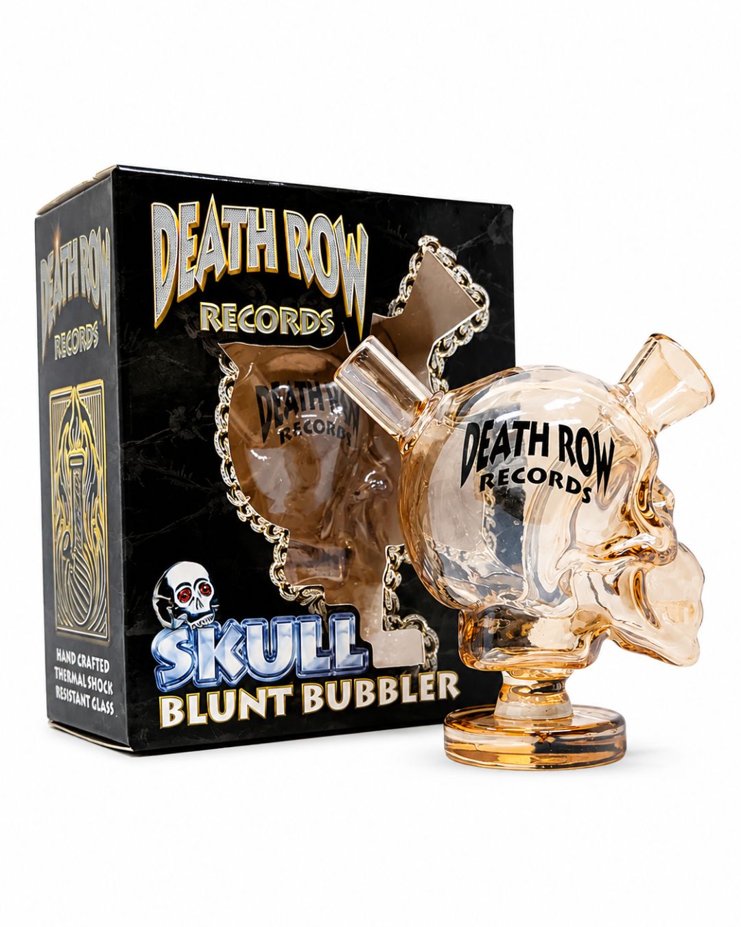 Death Row Records 3" Skull Blunt Bubbler