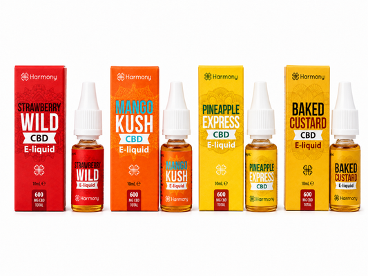 E-liquide CBD Harmony 600 mg - 10 ml | 4 Saveurs