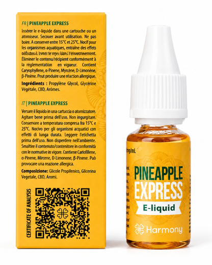 E-liquide CBD Harmony 600 mg - 10 ml | 4 Saveurs