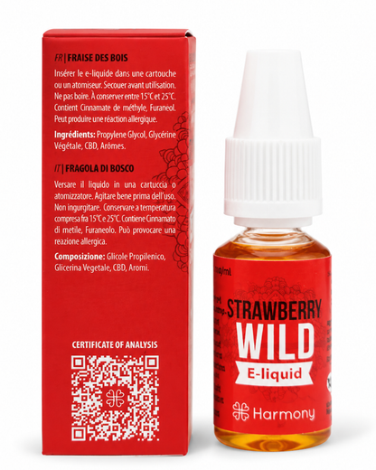 E-liquide CBD Harmony 600 mg - 10 ml | 4 Saveurs
