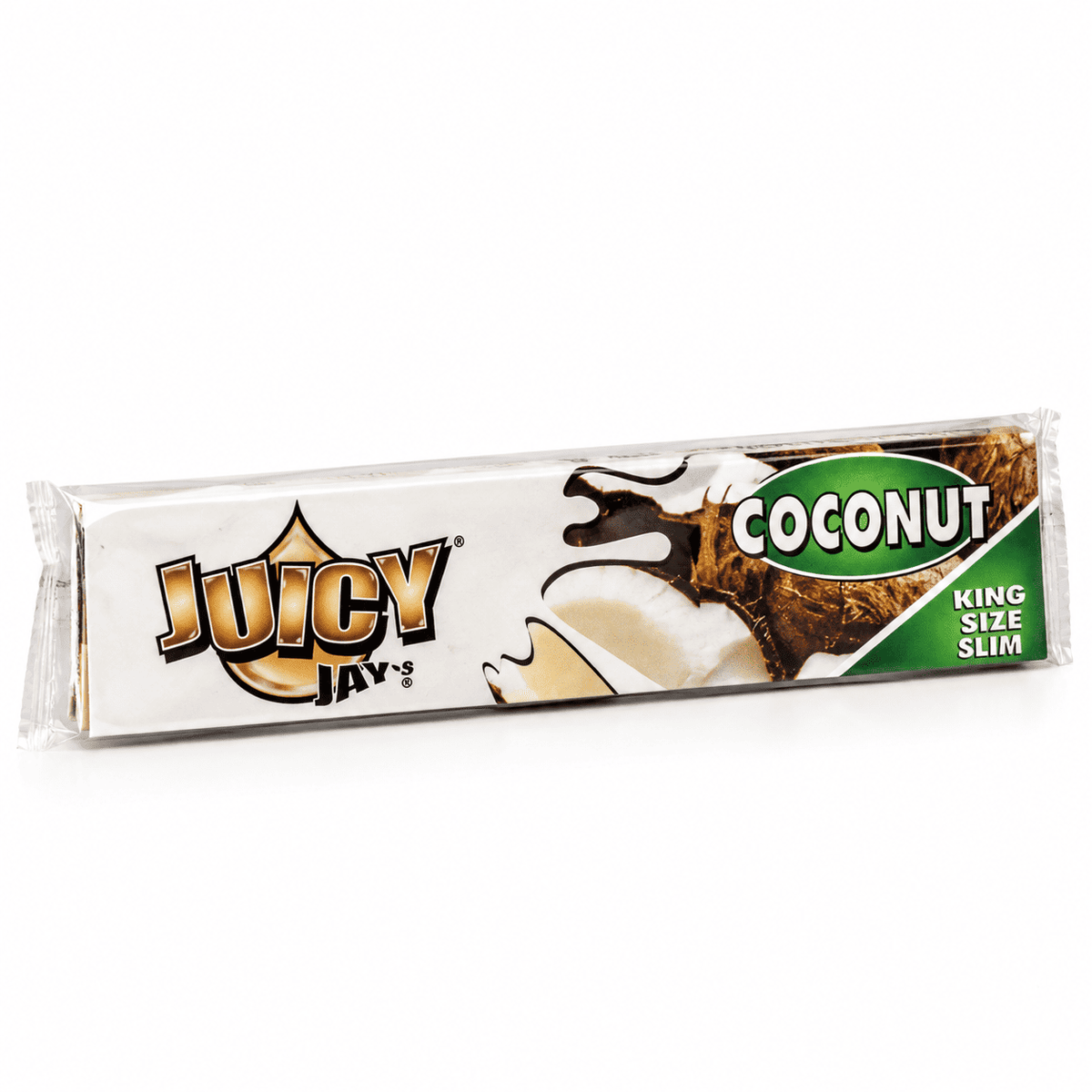 Feuilles Juicy Jay’s Double Dutch Chocolate King Size Slim aromatisées goût noix de coco
