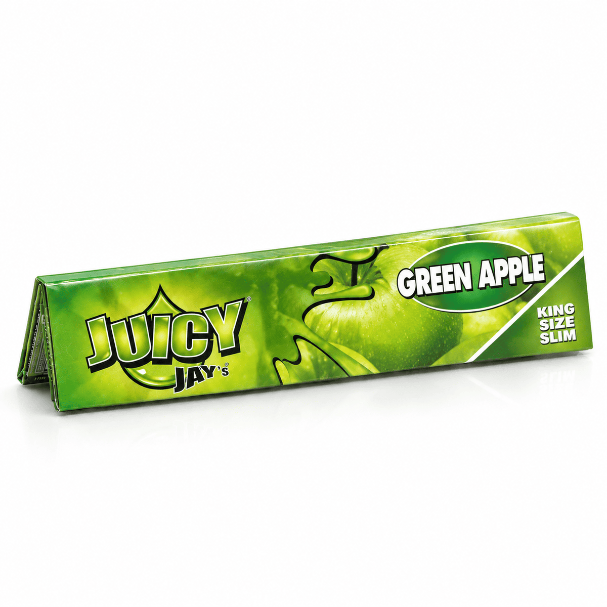 Feuilles Juicy Jay’s Green Apple King Size Slim aromatisées goût pomme verte