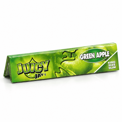 Feuilles Juicy Jay’s Green Apple King Size Slim aromatisées goût pomme verte