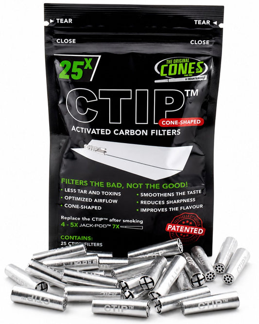 Filtres CTIP™ coniques au charbon actif – Sachet de 25