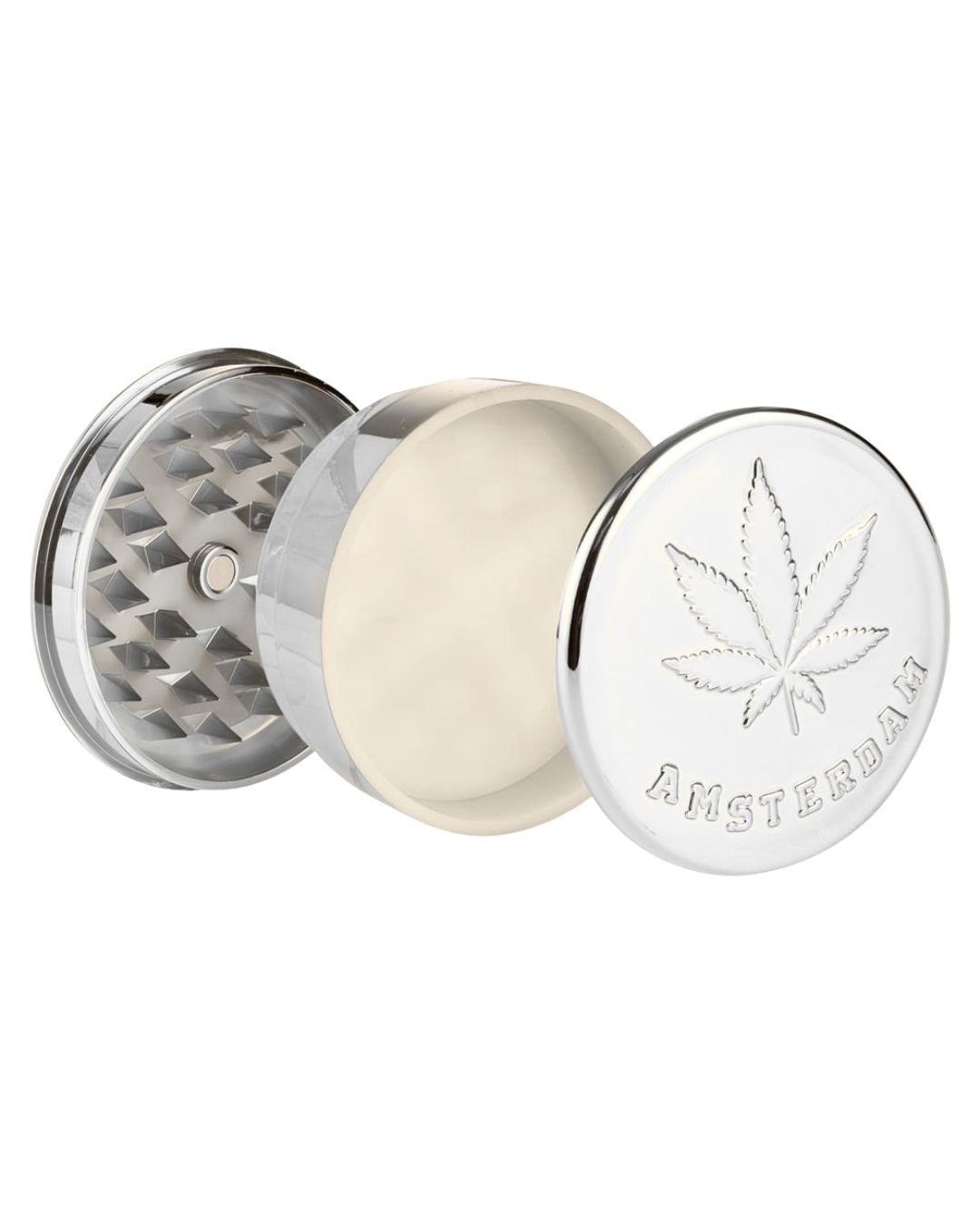 Grinder Acrylique 3 Parties Chrome – Amsterdam