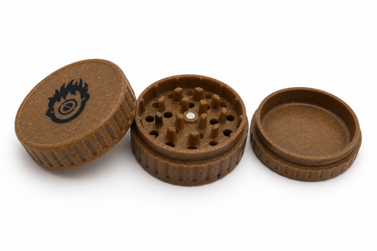 Grinder Écologique Premium 3 Parties – Fibre de Chanvre
