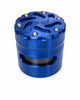 Grinder Métal Bleu Premium 4 Pièces 60 mm – Dents Triple Lame & Tamis à Pollen