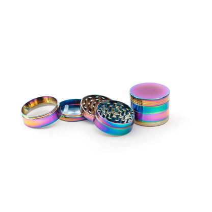 Grinder Métal Rainbow 4 Parties avec Tamis 50 mm