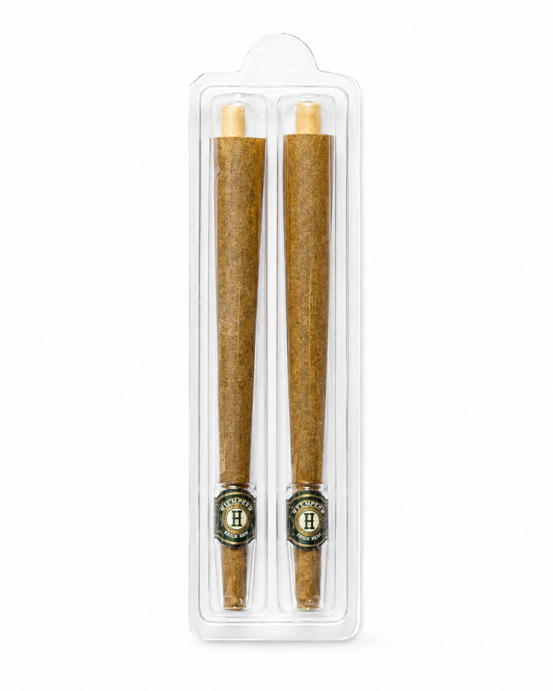 Hemper Hemp Rolls + Glass Tips – King Size x2