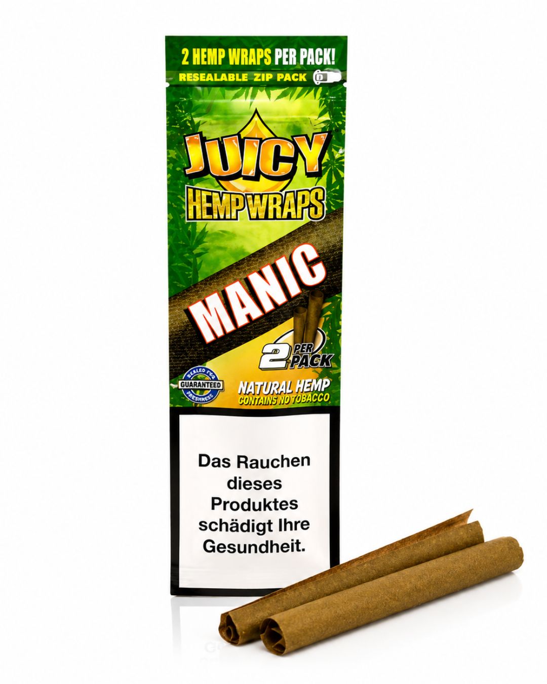 Blunt Juicy Hemp Wraps – Feuilles de Chanvre Aromatisées x2
