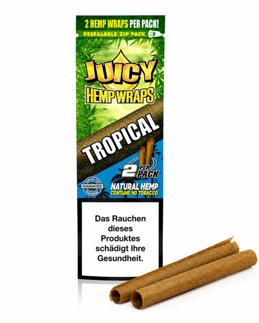 Blunt Juicy Hemp Wraps – Feuilles de Chanvre Aromatisées x2