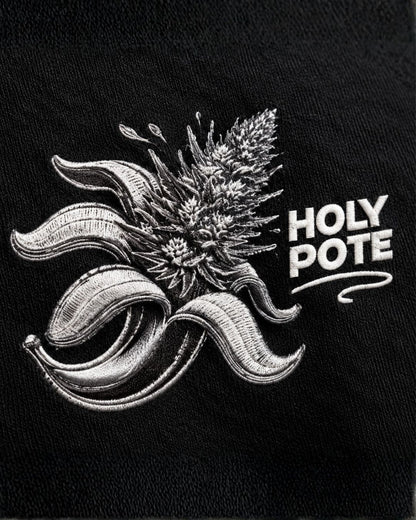 T-shirt holypote Noir – Banana Kush