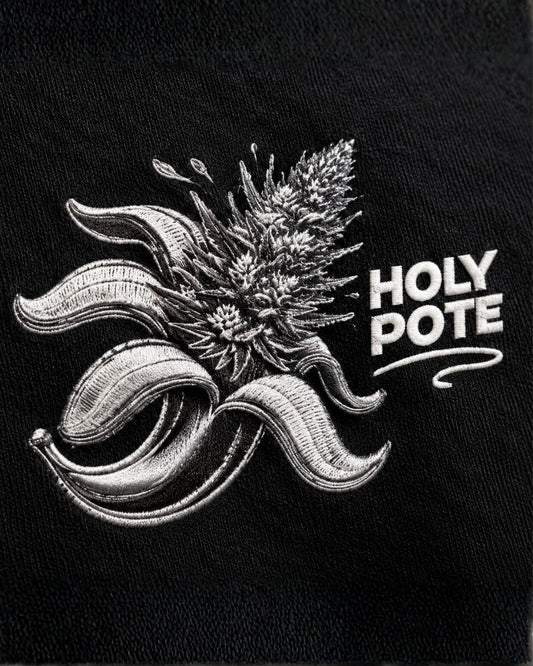 T-shirt holypote Noir – Banana Kush