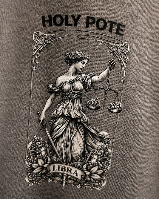 T-shirt holypote Gris – Libra