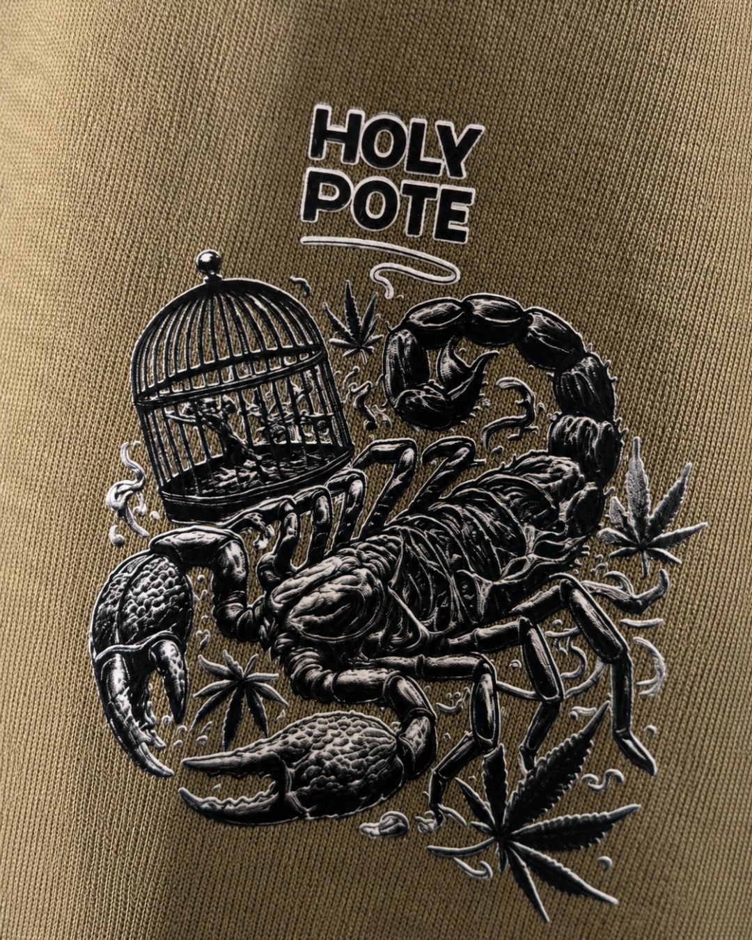 T-shirt holypote Kaki – Scorpion