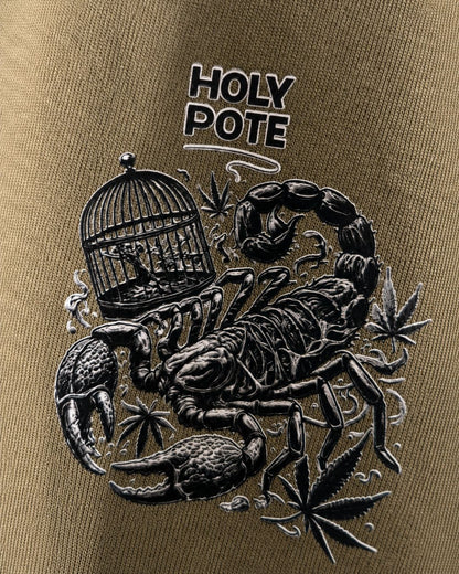 T-shirt holypote Kaki – Scorpion
