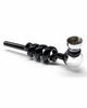 Pipe Spirale en Verre Noir