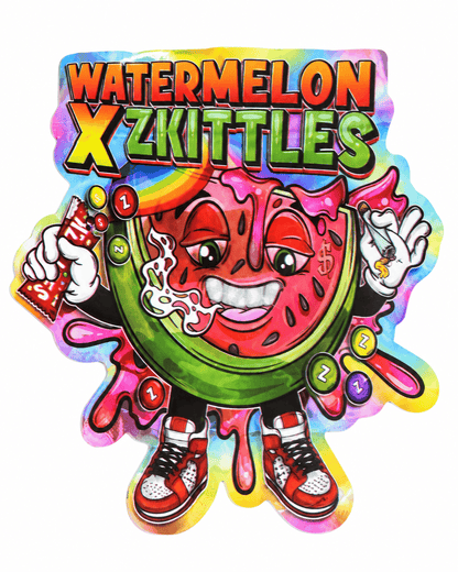 Lot de pochons Watermelon X Zkittles holographiques x50