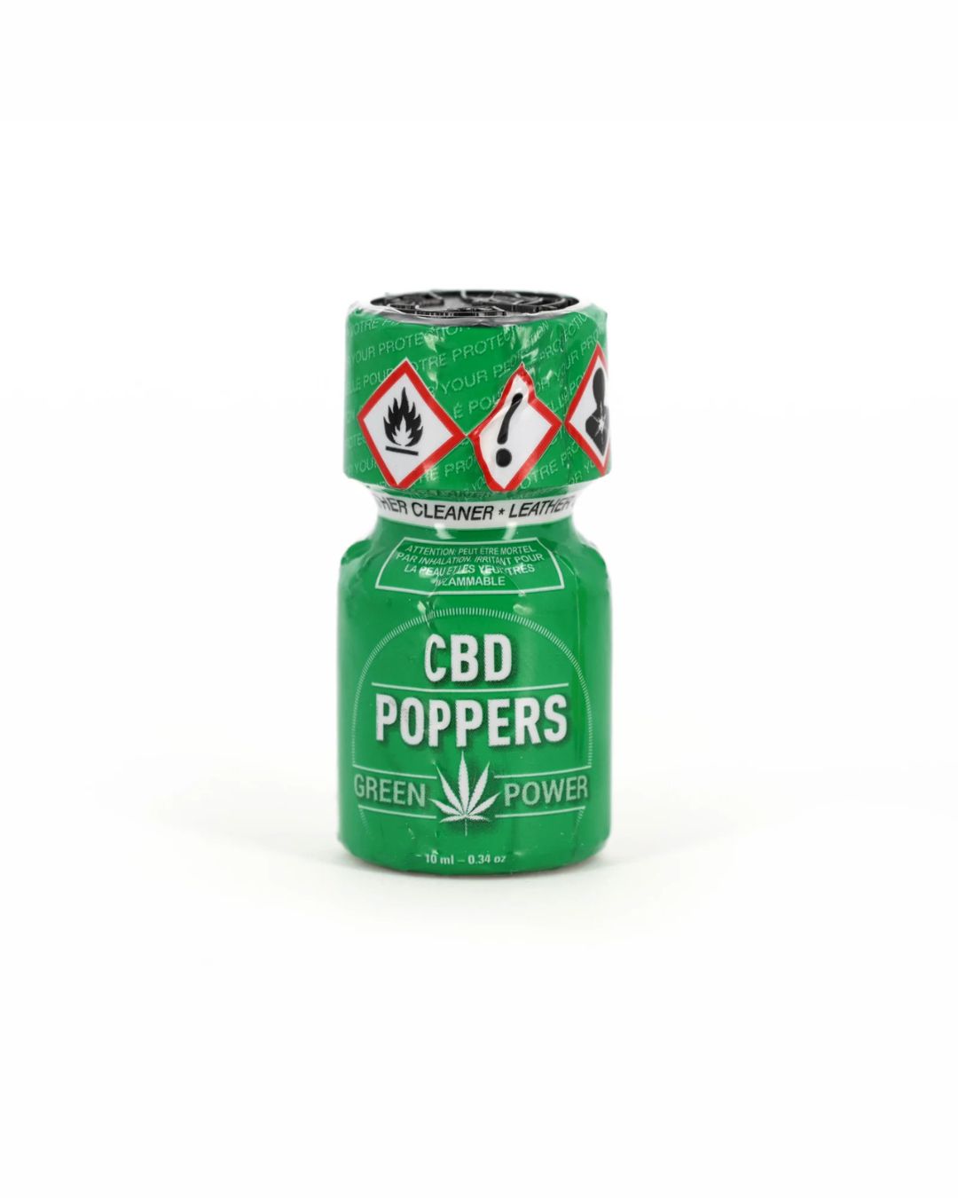Poppers CBD Green Power 10 ml – Arôme Chanvre