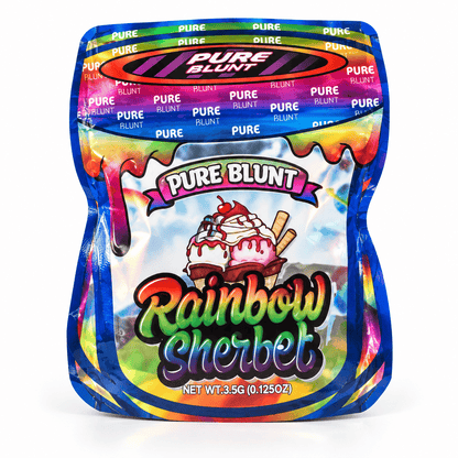 Lot de pochons Pure Blunt Rainbow Sherbet holographiques x50