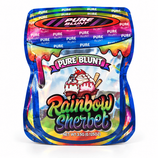 Lot de pochons Pure Blunt Rainbow Sherbet holographiques x50