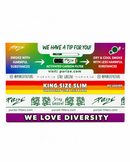 Feuilles Purize Rainbow Slim +10 Feuilles Offertes