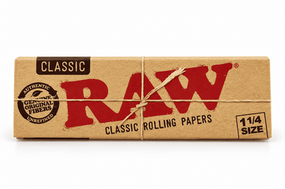 Carnet RAW Classic 1¼ de 50 feuilles à rouler naturelles non blanchies