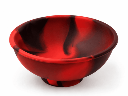 RAW Lil’ Prep Bowl en silicone rouge et noir - Holypote