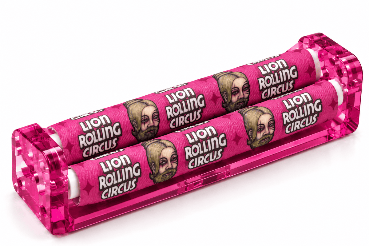 Rouleuse Lion Rolling Circus Big Smoke 110 mm rose – vue trois-quarts