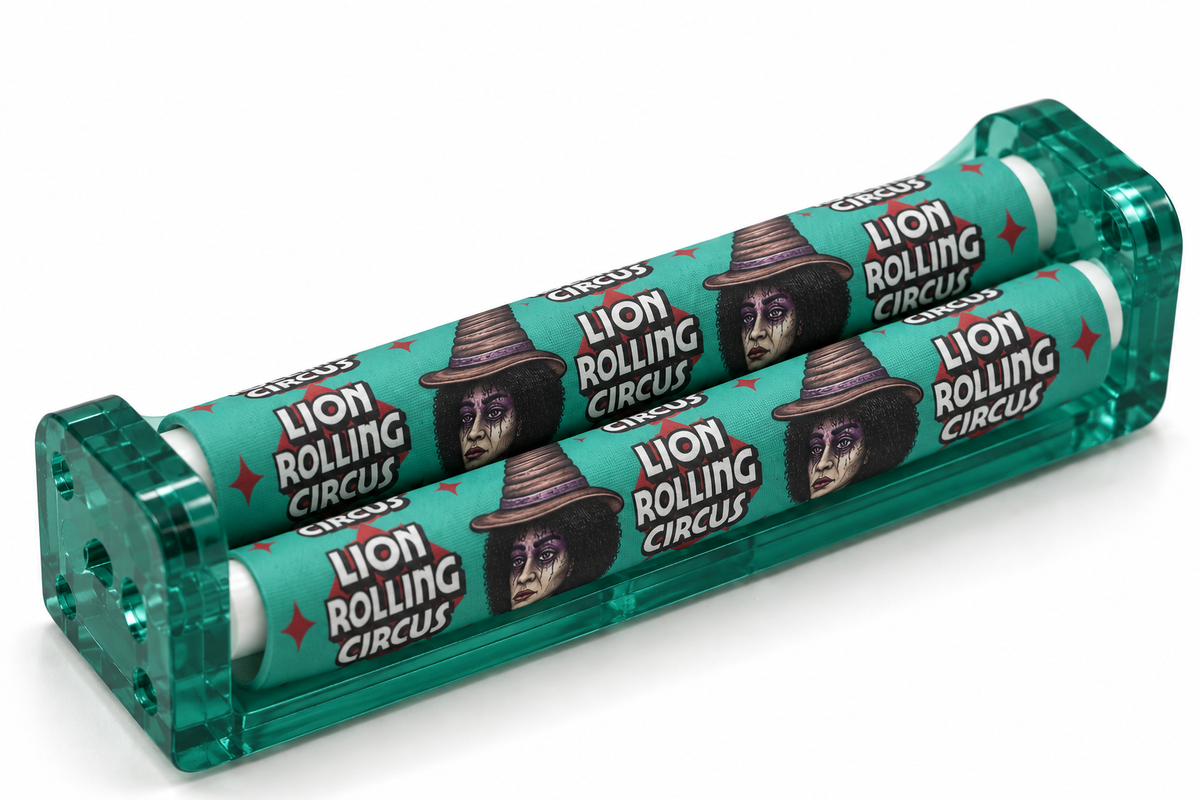 Rouleuse Lion Rolling Circus Big Smoke 110 mm vert turquoise – vue trois-quarts