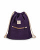 Sac à dos en chanvre violet – Cordon de serrage