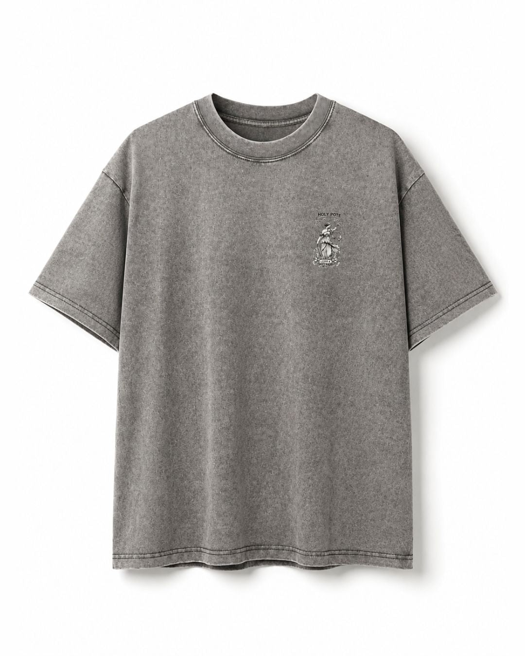 T-shirt holypote Gris – Libra