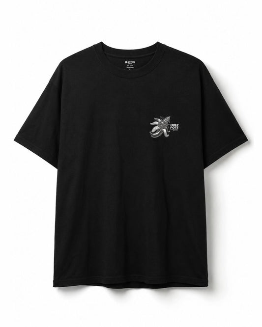 T-shirt holypote Noir – Banana Kush